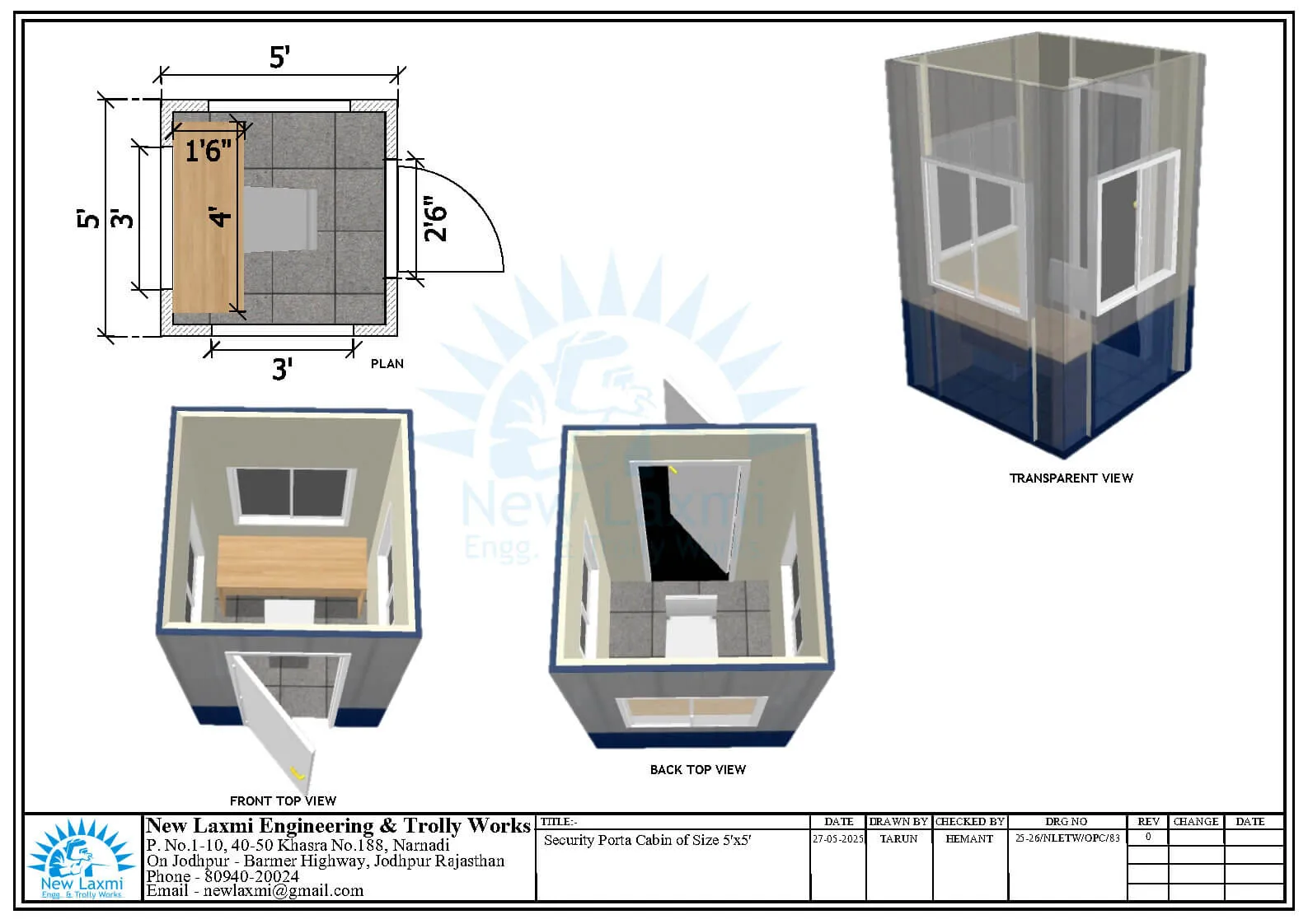 Office Cabin Layout